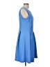 MIK Solid Blue Cocktail Dress Size L - photo 4