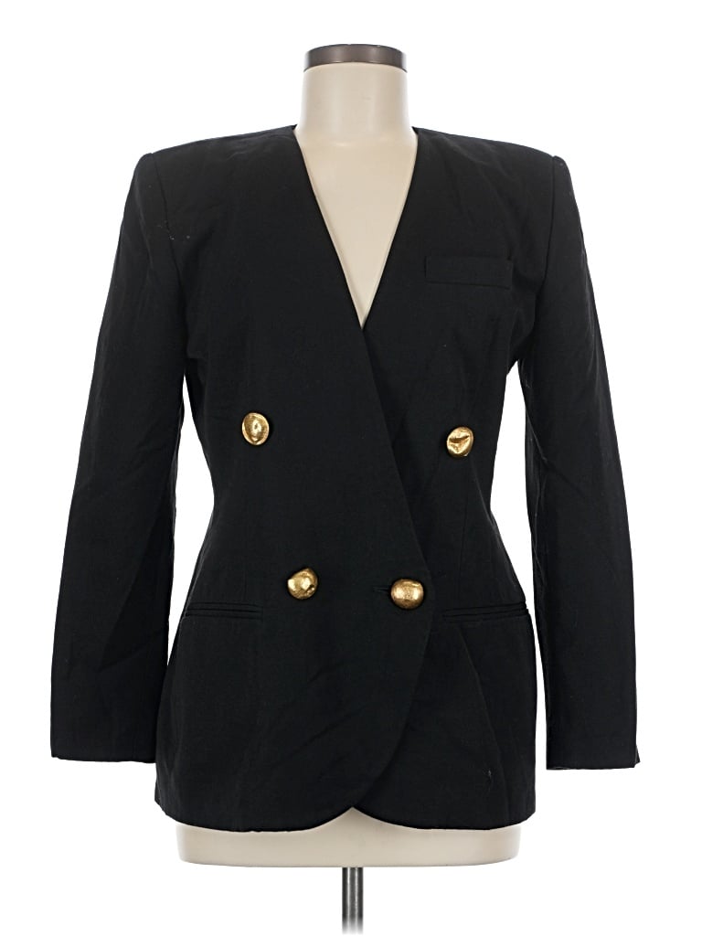 Pre-owned Amanda Smith Blazer Jacket In Black