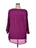 Torrid 100% Polyester Purple 3/4 Sleeve Blouse Size 3X Plus (3) - photo 2