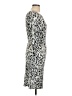 Three Dots Animal Print Gray Cocktail Dress Size L - photo 4