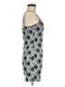 Popular 21 Argyle Silver Cocktail Dress Size M - photo 4