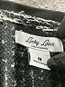 Lucky Lotus Tweed Black Pullover Sweater Size M - photo 4