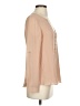 Norah 100% Polyester Tan Long Sleeve Blouse Size S - photo 4