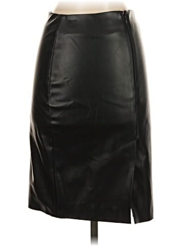 Theory Faux Leather Skirt (view 2)