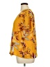 Worthington 100% Polyester Tropical Yellow Short Sleeve Blouse Size XL - photo 5