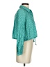 Zara Teal Long Sleeve Blouse Size S - photo 4