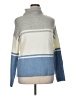 C&C California Color Block Blue Pullover Sweater Size XL - photo 1