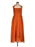 Unbranded 100% Polyester Orange Casual Dress Size XL - photo 1