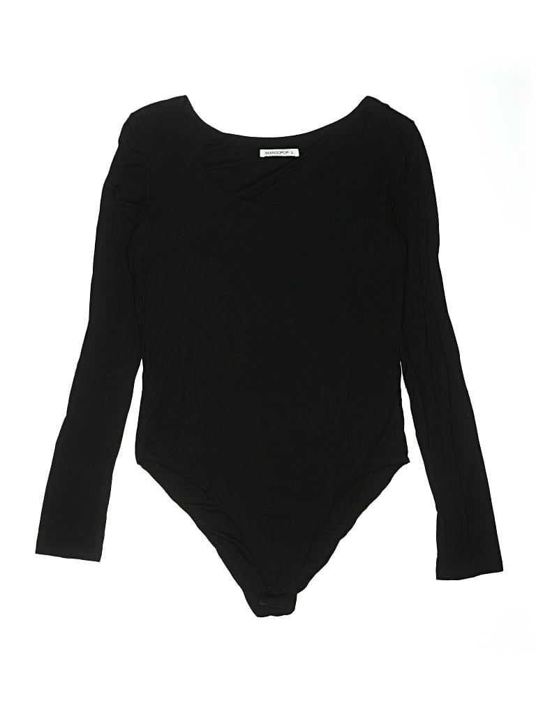 Pre-owned Mangopop Collection Bodysuit In Black