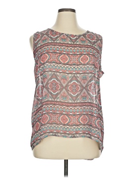 Chemisier Sans Manches Femme American City Wear Taille S - Imprimé Animalier, Couleur Marron, Occasion Très Bon état