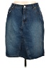 No Boundaries Blue Denim Skirt Size 13 - photo 1