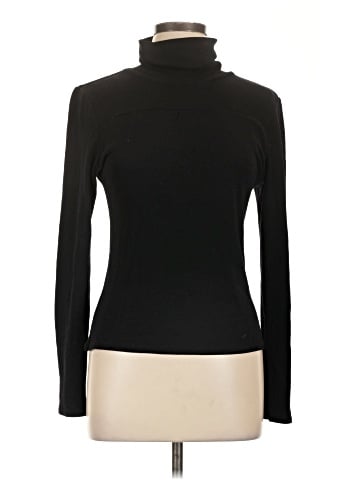 Pink Tartan Long Sleeve Turtleneck (view 1)