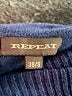 Repeat Cashmere Blue Turtleneck Sweater Size EU 38 / US 8 - photo 7