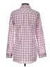 Eddie Bauer Checkered-gingham Pink Long Sleeve Button-Down Shirt Size S - photo 2