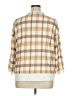 Cato Tan Ivory 3/4 Sleeve Henley Size XL - photo 2