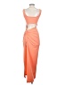 Shein Orange Cocktail Dress Size 4 - photo 2
