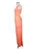 Shein Orange Cocktail Dress Size 4 - photo 5