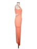 Shein Orange Cocktail Dress Size 4 - photo 4