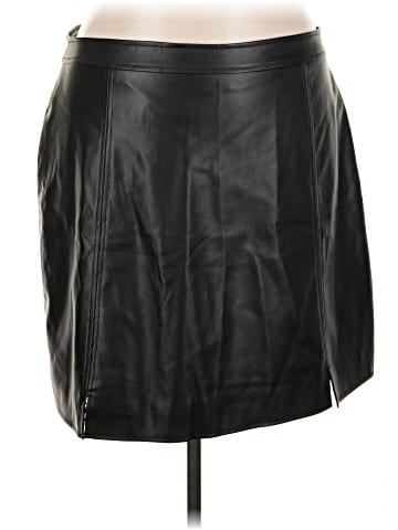 City Chic Faux Leather Skirt (view 1)