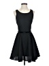 Double Zero 100% Polyester Solid Black Cocktail Dress Size S - photo 1