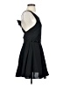 Double Zero 100% Polyester Solid Black Cocktail Dress Size S - photo 4