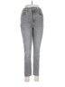 Express Houndstooth Gray Jeans Size 8 - photo 1