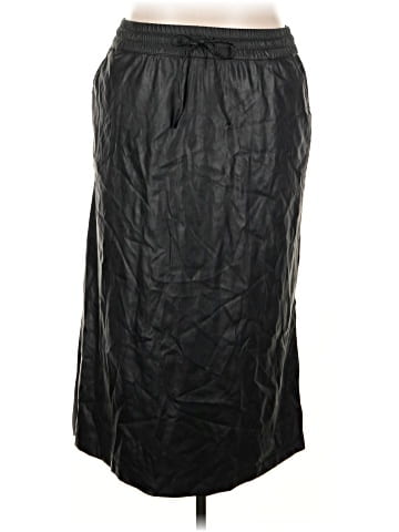 Who What Wear Faux Leather Skirt (view 1)