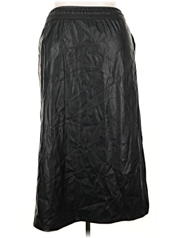 Who What Wear Faux Leather Skirt (view 2)