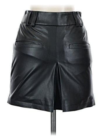 Veronica Beard Faux Leather Skirt (view 2)