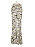 VICI 100% Rayon Print Yellow Casual Pants Size S - photo 1