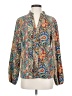 Shein Paisley Blue Long Sleeve Blouse Size S - photo 1