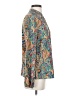 Shein Paisley Blue Long Sleeve Blouse Size S - photo 4
