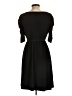 NY Collection Solid Black Casual Dress Size L - photo 2