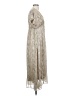 Zara 100% Polyester Silver Tan Casual Dress Size XS - photo 4