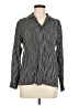 8 Seconds Stripes Black Long Sleeve Button-Down Shirt Size M - photo 1
