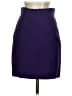Bebe 100% Wool Solid Purple Wool Skirt Size 2 - photo 2