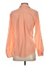 Charming Charlie Color Block Orange Long Sleeve Blouse Size S - photo 2
