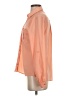 Charming Charlie Color Block Orange Long Sleeve Blouse Size S - photo 5