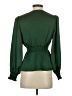 BCBGMAXAZRIA 100% Polyester Green Long Sleeve Blouse Size XS - photo 2