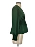 BCBGMAXAZRIA 100% Polyester Green Long Sleeve Blouse Size XS - photo 4