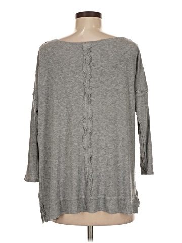 Bordeaux 3/4 Sleeve T-Shirt (view 2)