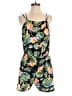 Unbranded 100% Polyester Tropical Black Romper Size L - photo 1