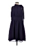 Dialogue 100% Polyester Solid Blue Casual Dress Size M - photo 1