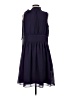 Dialogue 100% Polyester Solid Blue Casual Dress Size M - photo 2