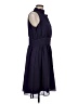 Dialogue 100% Polyester Solid Blue Casual Dress Size M - photo 4