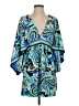Trina Turk Blue Teal 3/4 Sleeve Blouse Size XXS (estimated) - photo 1