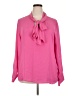 Ellen Weaver 100% Polyester Pink Long Sleeve Blouse Size 2X (estimated) - photo 1