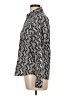 Ameliora Paisley Silver Long Sleeve Button-Down Shirt Size L - photo 5