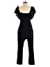 Express Solid Black Jumpsuit Size 4 - photo 2