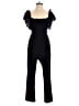 Express Solid Black Jumpsuit Size 4 - photo 1